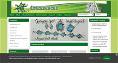 Desktop Screenshot of ekszer-kucko.hu